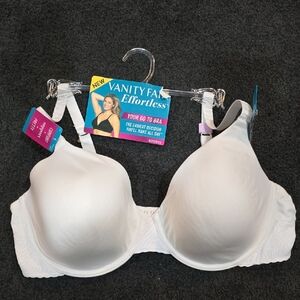 Vanity Fair Effortless Bra in White